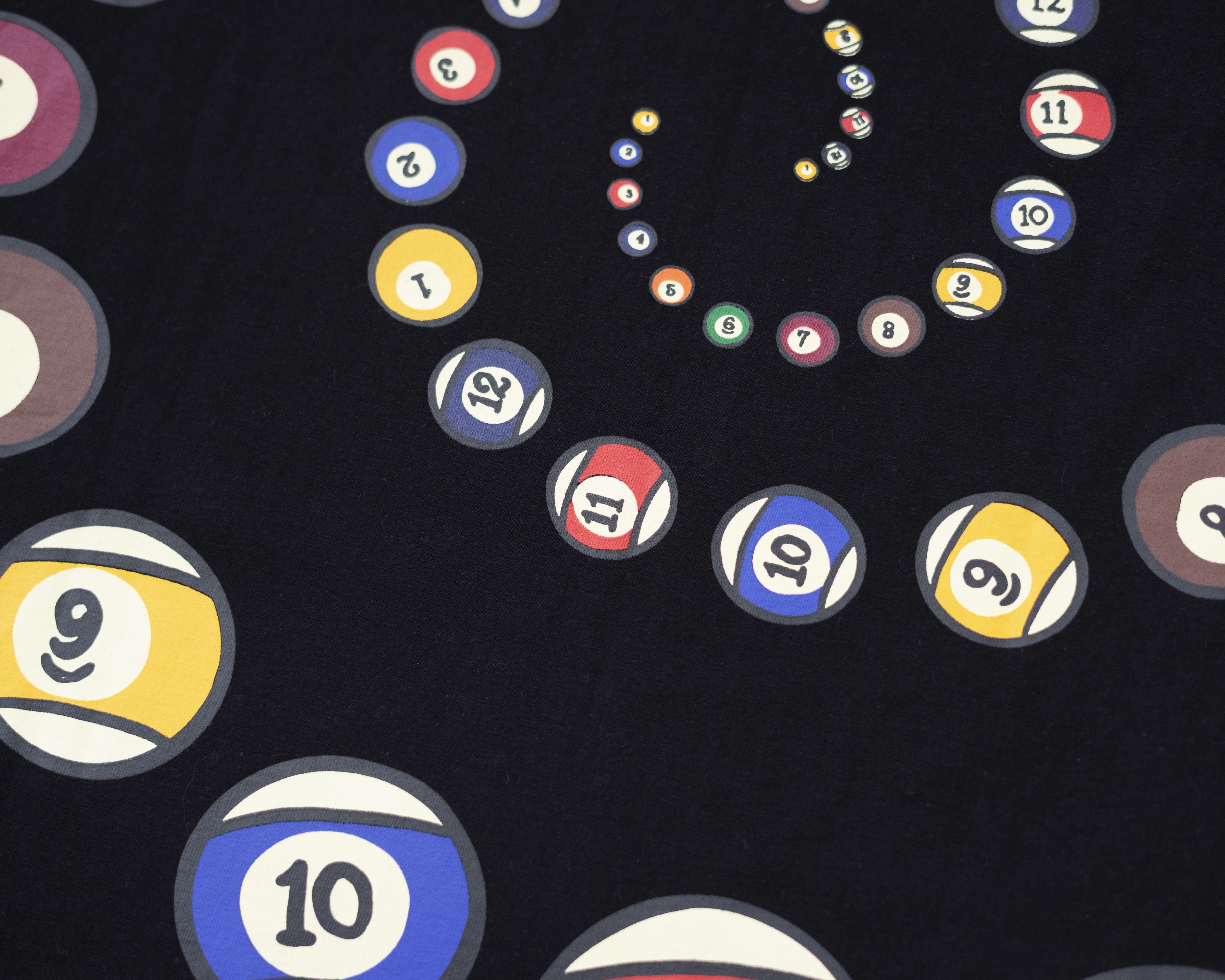 Black 8Bit Pool T-Shirt image 4