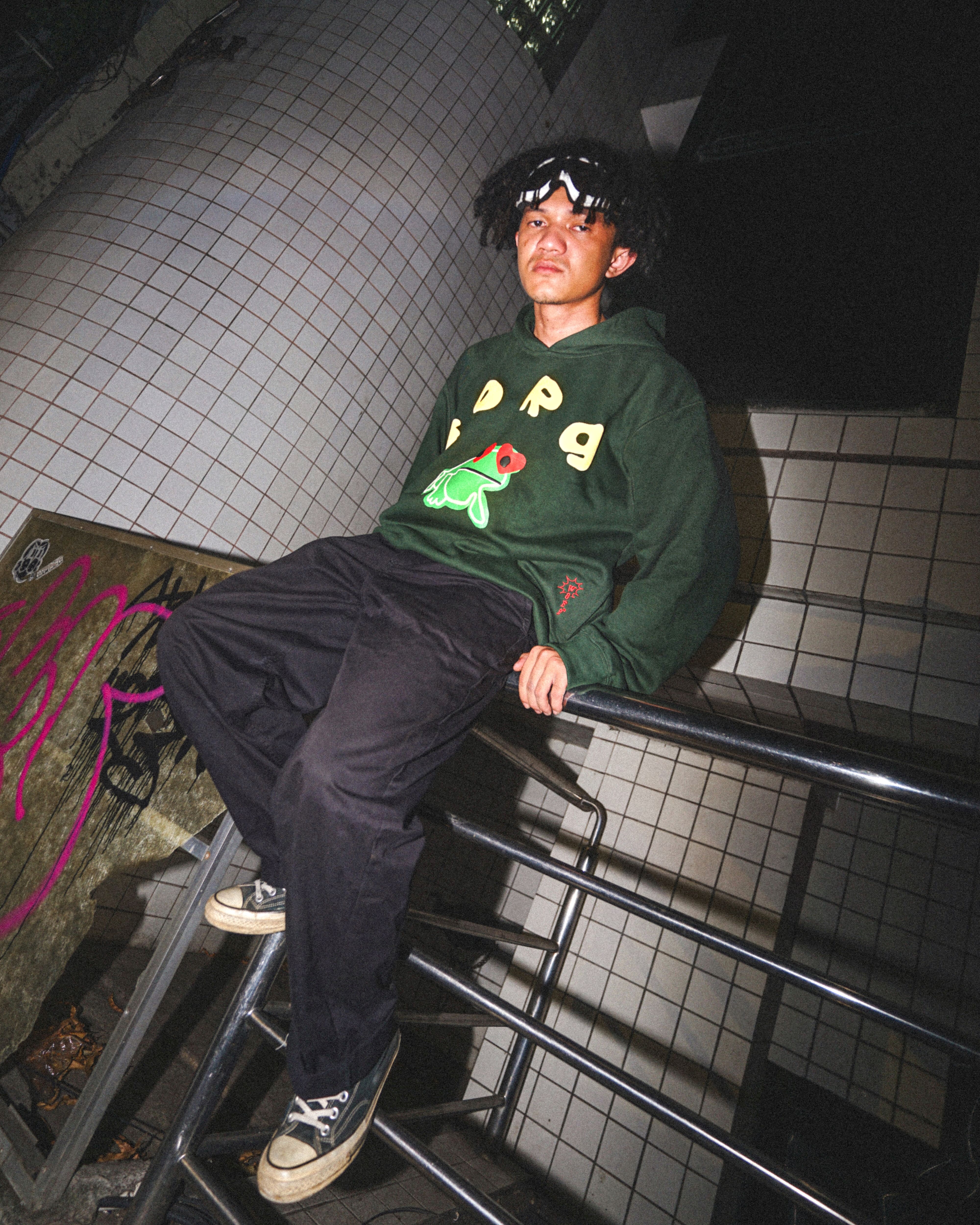 Typo Frog Hoodie image 5